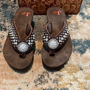 Justin Ladies Flip Flops